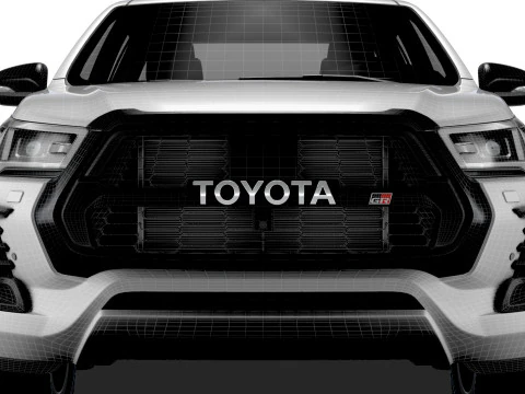 Toyota HiluxGR SPORT 2024 Modelo 3D