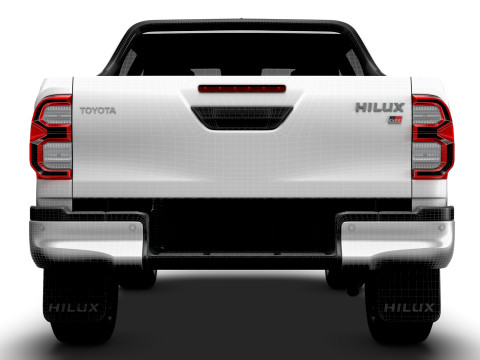 Toyota HiluxGR SPORT 2024 Modelo 3D