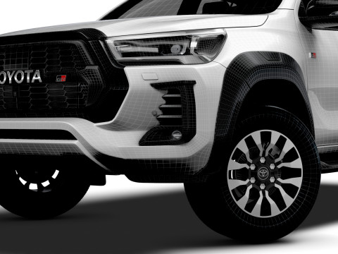 Toyota HiluxGR SPORT 2024 Modelo 3D