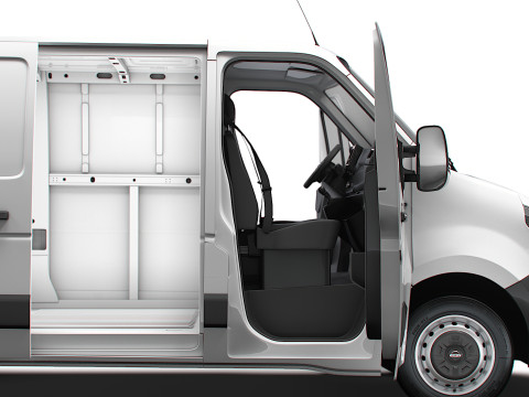 Nissan NV400 Van L1H1 HQ Interior 2021 Model 3D