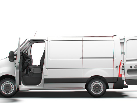 Nissan NV400 Van L1H1 HQ Interior 2021 Model 3D