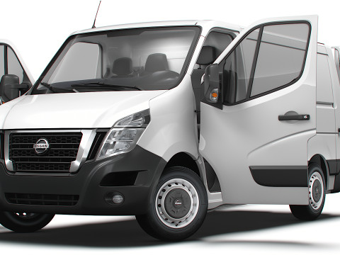 Nissan NV400 Van L1H1 HQ Interior 2021 Model 3D
