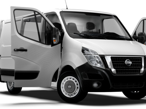 Nissan NV400 Van L1H1 HQ Interior 2021 Model 3D