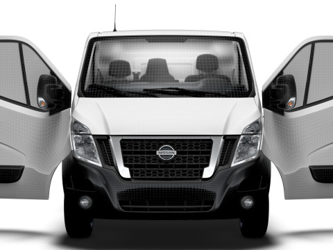 Nissan NV400 Van L1H1 HQ Interior 2021 Model 3D