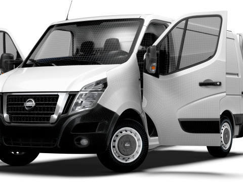 Nissan NV400 Van L1H1 HQ Interior 2021 Model 3D