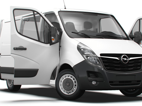 Opel Movano Van L1H1 HQ Interior 2021 3Dモデル