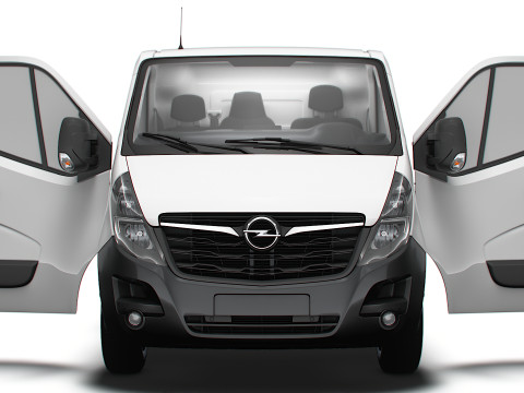 Opel Movano Van L1H1 HQ Interior 2021 3Dモデル