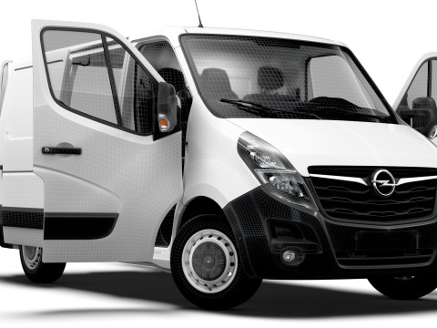 Opel Movano Van L1H1 HQ Interior 2021 3Dモデル