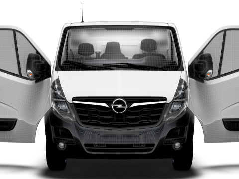 Opel Movano Van L1H1 HQ Interior 2021 3Dモデル