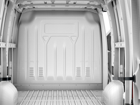 Opel Movano Van L1H1 HQ Interior 2021 3Dモデル