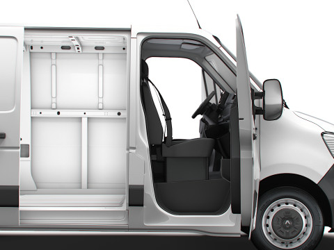 Renault Master Van L1H1 HQInterior 2023 Modello 3D