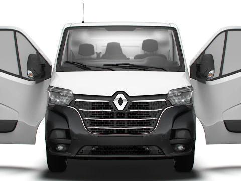 Renault Master Van L1H1 HQInterior 2023 3D Model