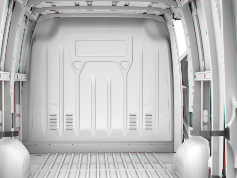 Renault Master Van L1H1 HQInterior 2023 Modello 3D