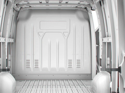 Renault Master Van L1H1 HQInterior 2023 3D Model