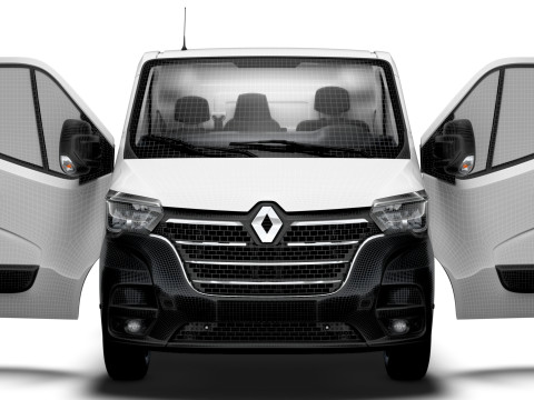 Renault Master Van L1H1 HQInterior 2023 Modello 3D