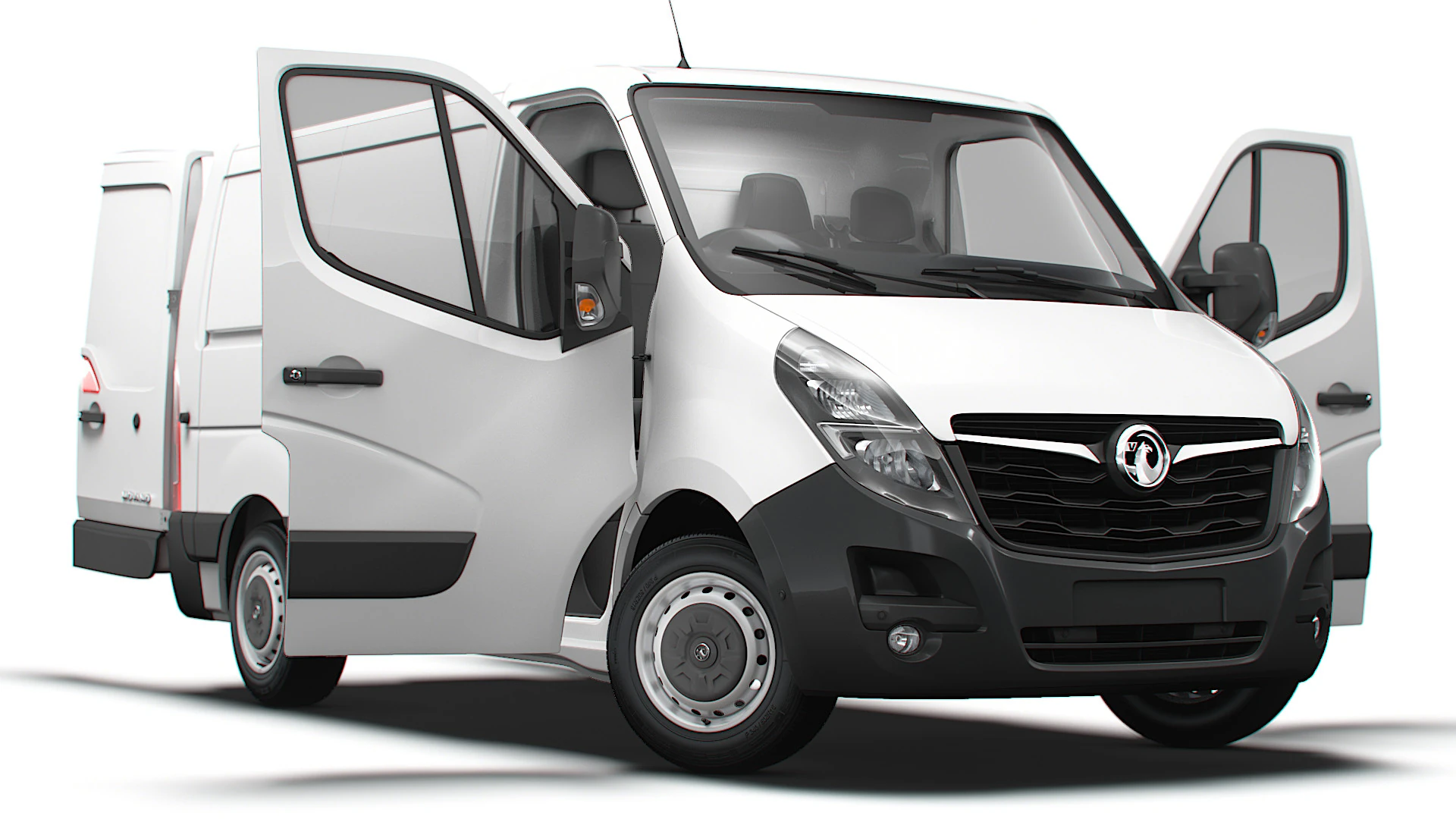 Vauxhall Movano Van L1H1 HQInterior 2021 3D Model .c4d .max .obj .3ds .fbx .stl .blend 