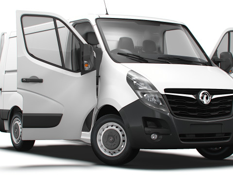 Vauxhall Movano Van L1H1 HQInterior 2021 3Dモデル