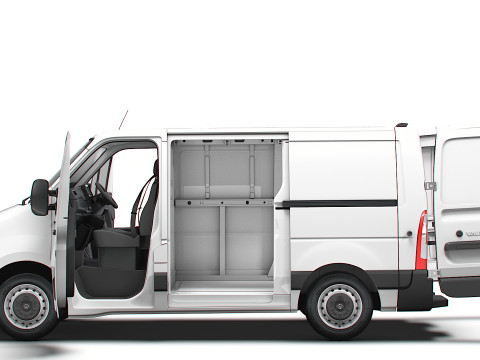 Vauxhall Movano Van L1H1 HQInterior 2021 3D Model
