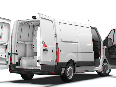 Vauxhall Movano Van L1H1 HQInterior 2021 3D Model