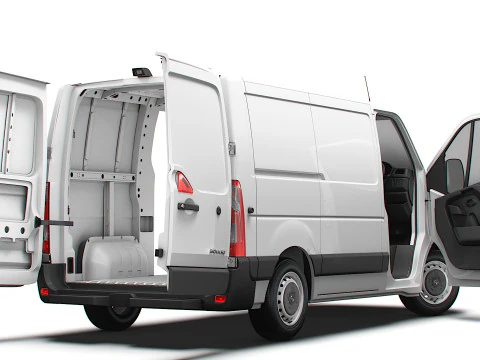 Vauxhall Movano Van L1H1 HQInterior 2021 3D Model
