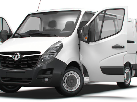 Vauxhall Movano Van L1H1 HQInterior 2021 3D Model