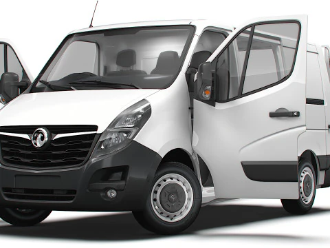 Vauxhall Movano Van L1H1 HQInterior 2021 3D Model