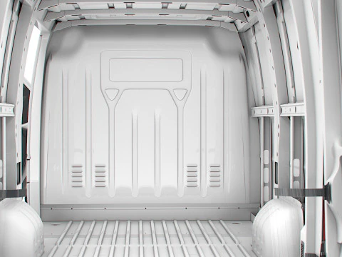 Vauxhall Movano Van L1H1 HQInterior 2021 3D Model