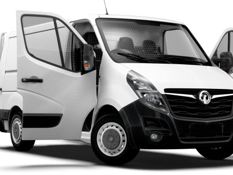 Vauxhall Movano Van L1H1 HQInterior 2021 3D Model