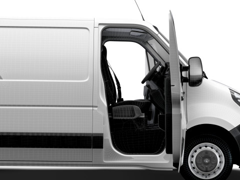 Vauxhall Movano Van L1H1 HQInterior 2021 3D Model