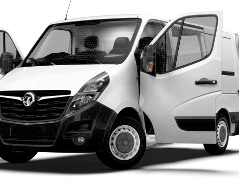 Vauxhall Movano Van L1H1 HQInterior 2021 3D Model