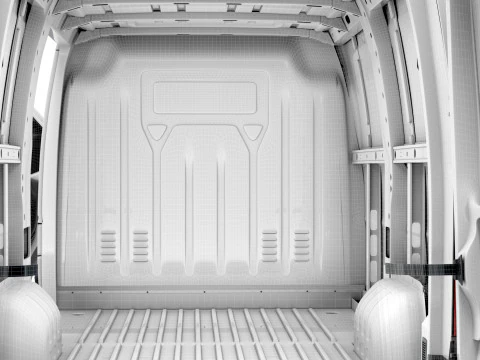 Vauxhall Movano Van L1H1 HQInterior 2021 3D Model