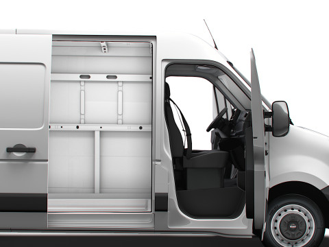 Nissan NV400 Van L1H2 HQ Interior 2021 3Dモデル