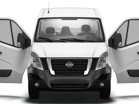 Wnętrze Nissana NV400 Van L1H2 HQ 2021 Model 3D