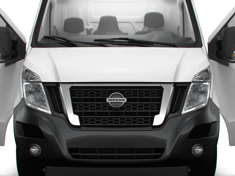 Wnętrze Nissana NV400 Van L1H2 HQ 2021 Model 3D