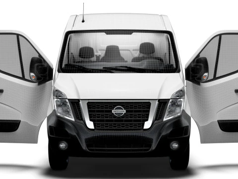 Wnętrze Nissana NV400 Van L1H2 HQ 2021 Model 3D