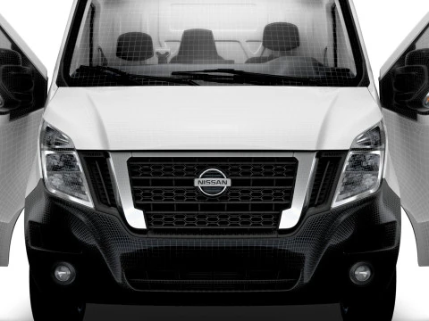 Wnętrze Nissana NV400 Van L1H2 HQ 2021 Model 3D