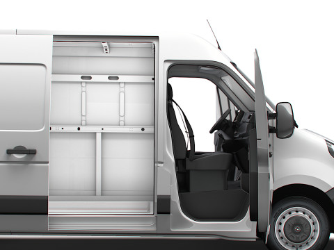 Opel Movano Van L1H2 HQ Interior 2021 3D Модель