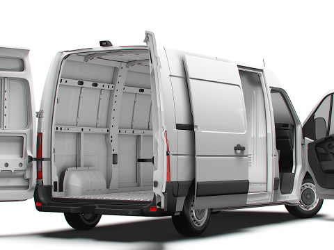 Opel Movano Van L1H2 HQ Interior 2021 3D Модель