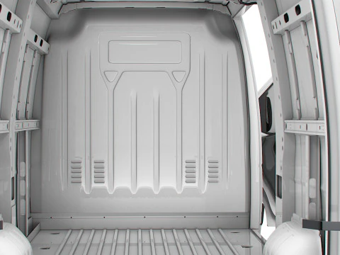 Opel Movano Van L1H2 HQ Interior 2021 3D Model