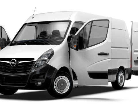 Opel Movano Van L1H2 HQ Interior 2021 3D Модель