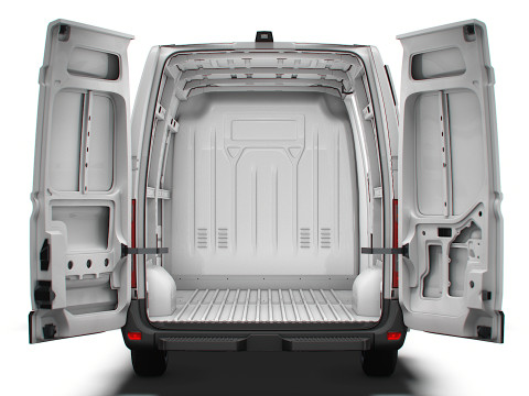 Renault Master Van L1H2 HQInterior 2023 3D 模型