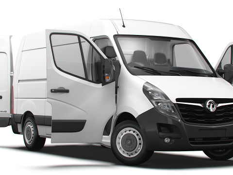 Vauxhall Movano Van L1H2 HQInterior 2021 3Dモデル