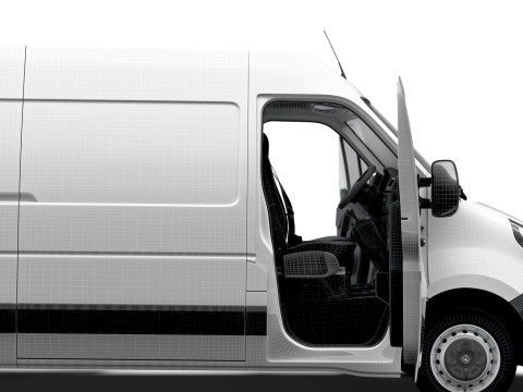 Vauxhall Movano Van L1H2 HQInterior 2021 Model 3D