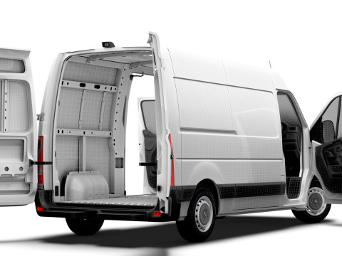Vauxhall Movano Van L1H2 HQInterior 2021 Model 3D
