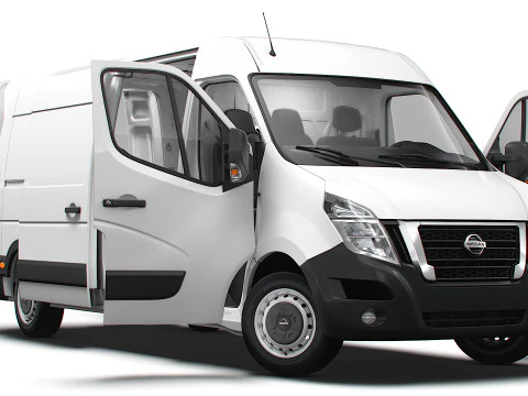 Nissan NV400 Van L3H2 HQ Interior 2021 Modelo 3D