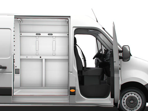 Nissan NV400 Van L3H2 HQ Interior 2021 3D Model