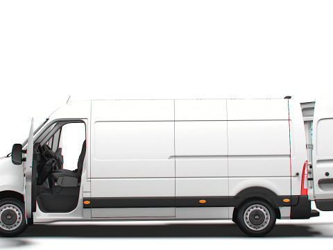 Nissan NV400 Van L3H2 HQ Interior 2021 Modelo 3D