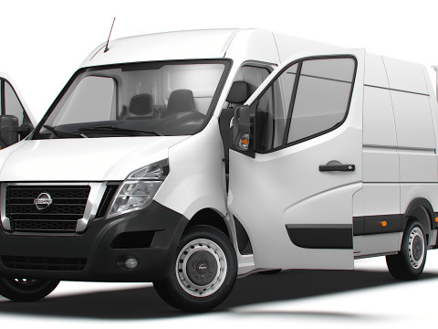 Nissan NV400 Van L3H2 HQ Interior 2021 Modelo 3D