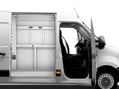 Nissan NV400 Van L3H2 HQ Interior 2021 3D Model