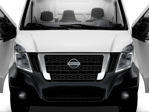 Nissan NV400 Van L3H2 HQ Interior 2021 Modelo 3D